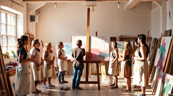Ateliers créatifs de peinture : stimuler la cohésion d'équipe