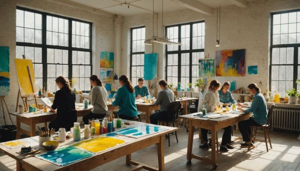 Team building peinture : unir et inspirer vos équipes